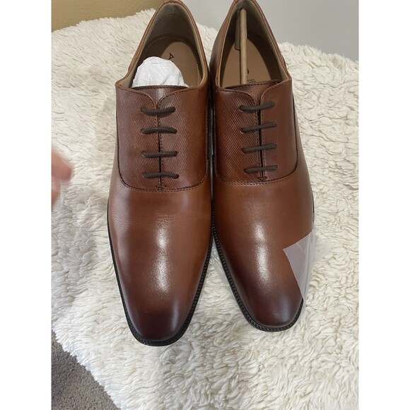 NIB ALDO Morio Men\'s Dapper Oxford Shoes Brown Size 13 Laces Closed Round Toe main image 8
